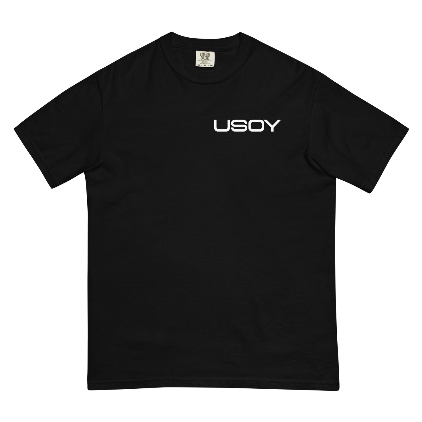 USOY Unisex garment-dyed heavyweight t-shirt